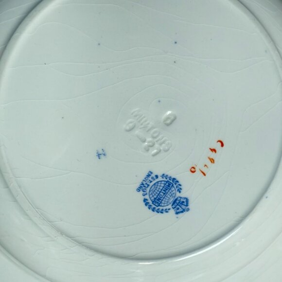 Minton Chinese Garden handpainted soup bowls - Picture 3 of 4